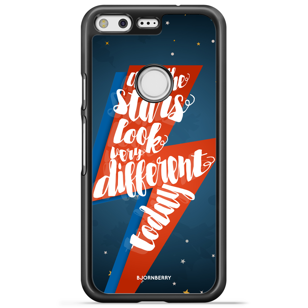 Google Pixel Skal - Bowie text
