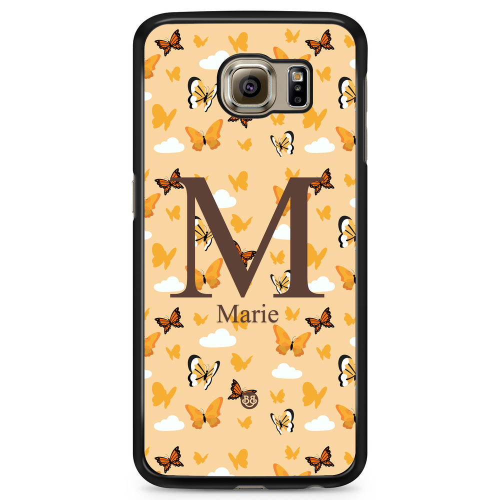 Samsung Galaxy S6 Edge+ Case Custom - AWAKEN - Orange Butterfly