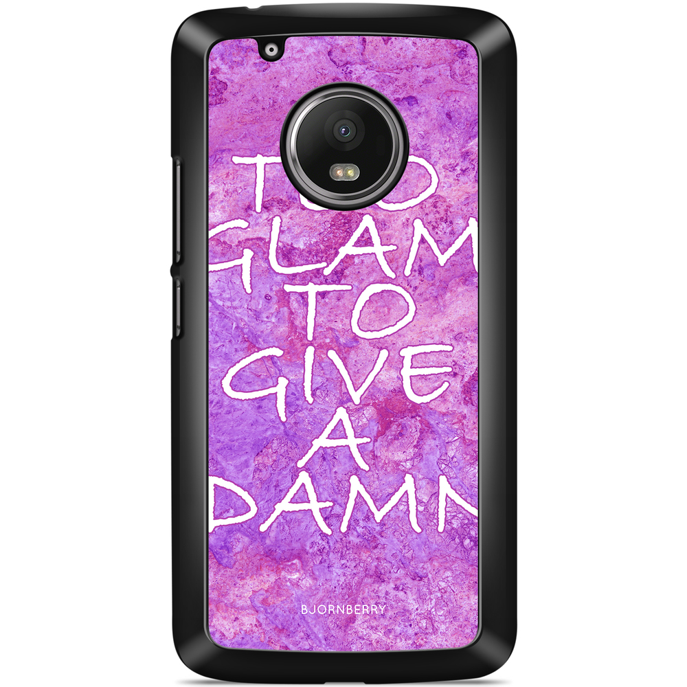 Moto G5 Plus Case - Too glam to give 