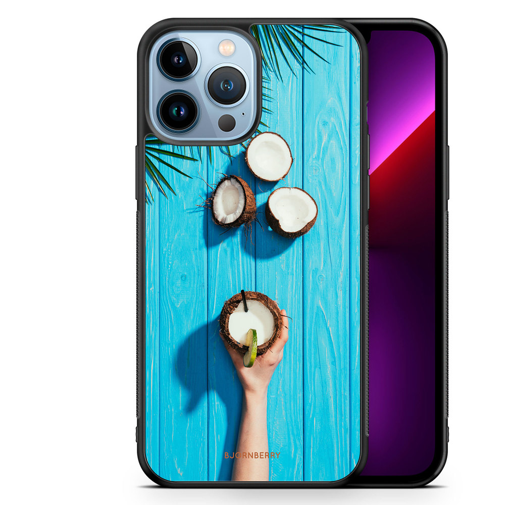 iPhone 13 Pro Max Case - Coconut Drink