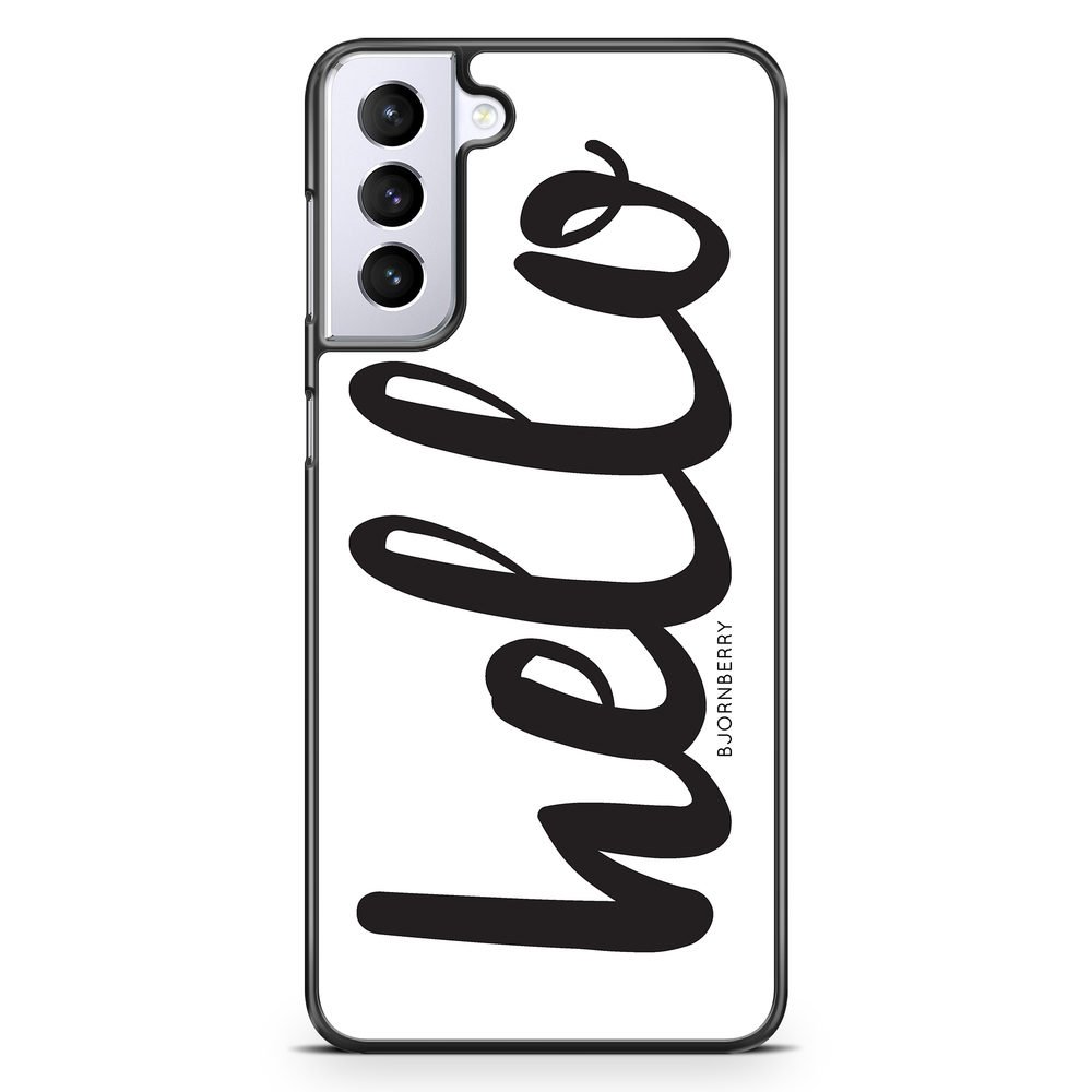 Samsung Galaxy S21 Plus Case - Hello Black