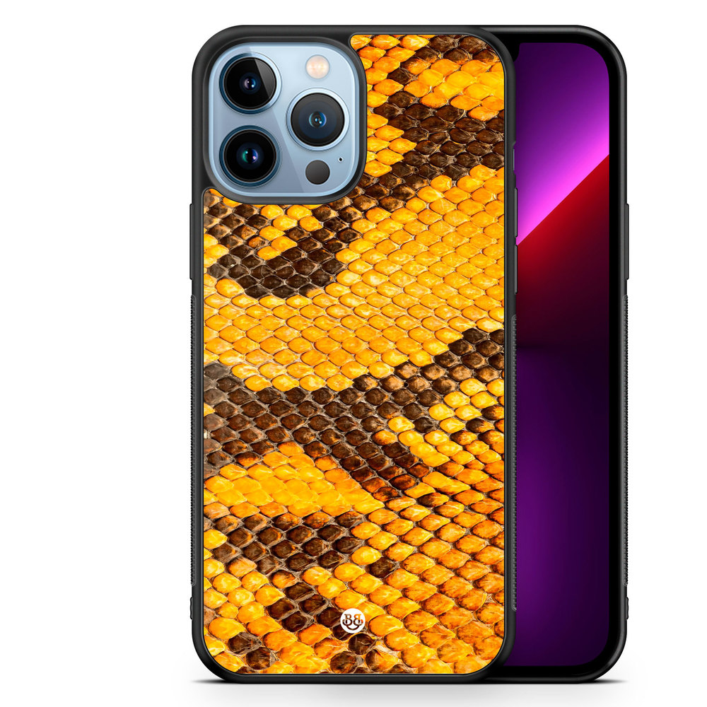 iPhone 13 Pro Max Case - Yellow Snake