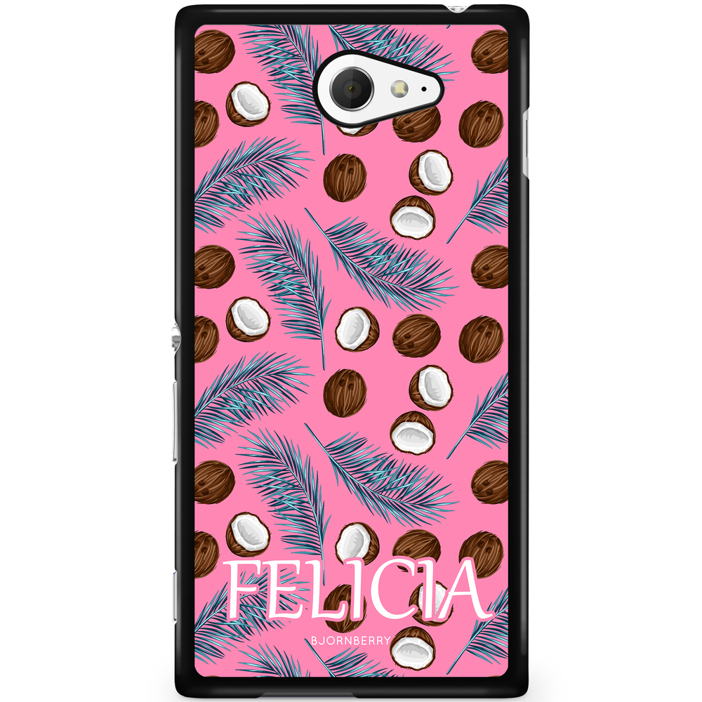 Sony Xperia M2 Aqua Case Custom - Tropical Namn