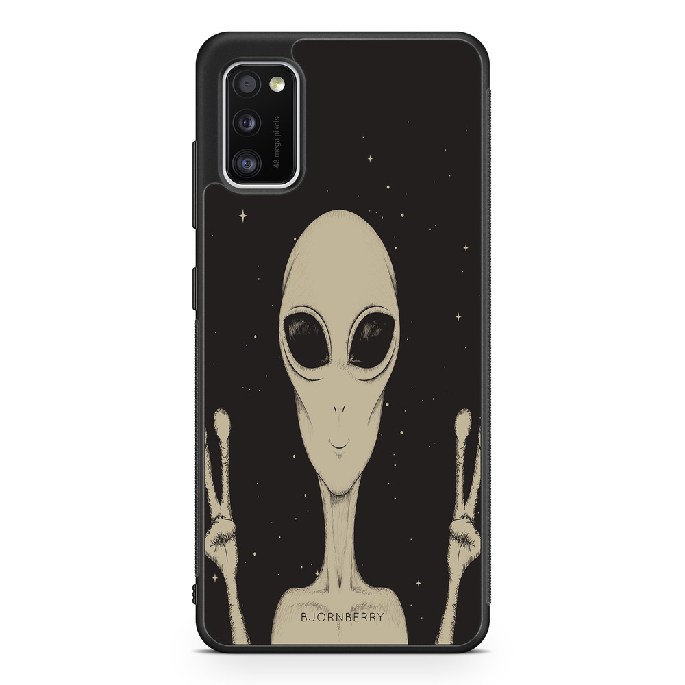 Samsung Galaxy A41 Case - Peace Alien