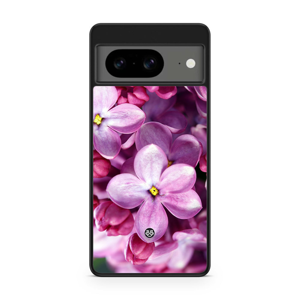 Google Pixel 8 Case - Purple Spring Flower