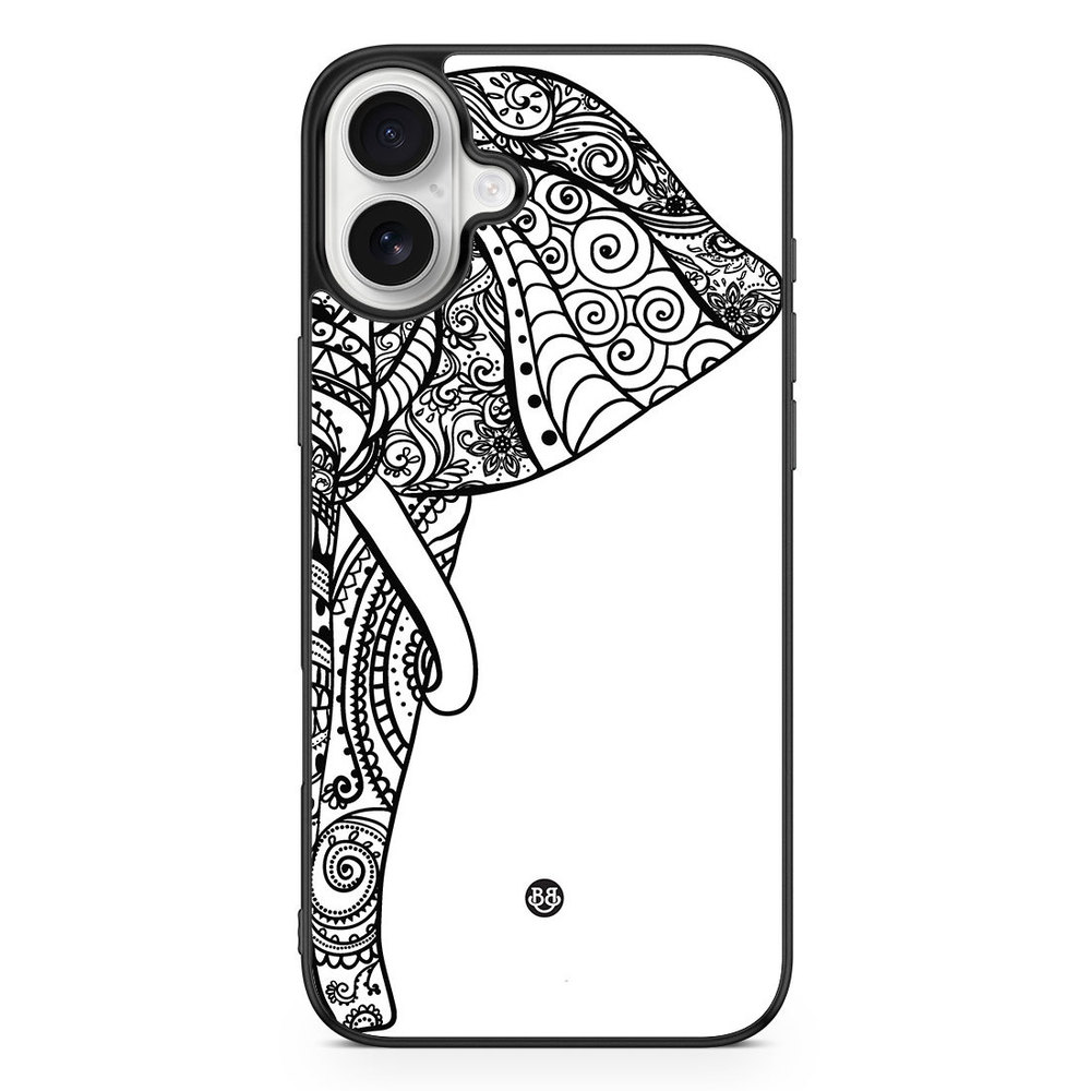 iPhone 16 Plus Case - Mandala Elephant