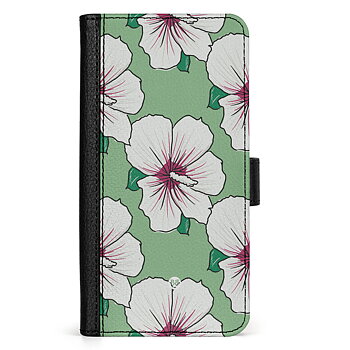 Samsung Galaxy S23 FE Fodral - Gräddvita Blommor