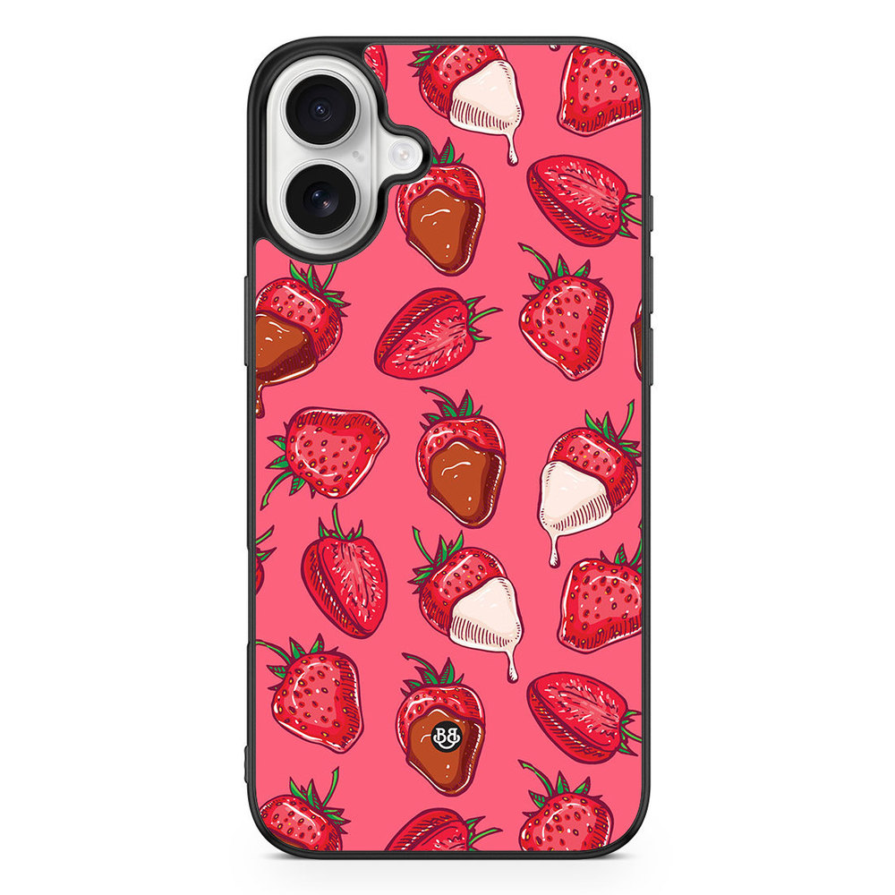 iPhone 16 Plus Case - Strawberry Chocolate