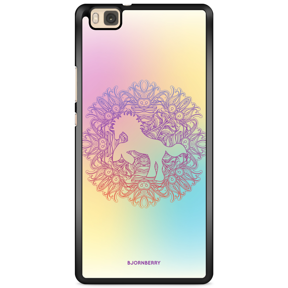 Huawei P8 Lite Case - Rainbow Unicorn