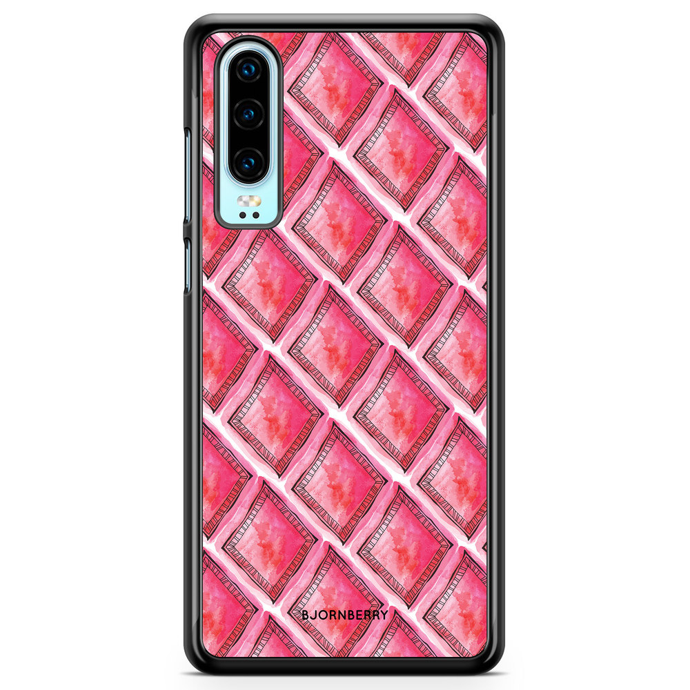 Huawei P30 Case - Red Rhombus