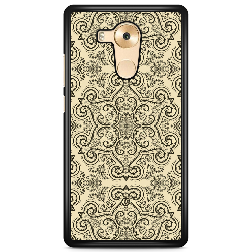 Huawei Mate 9 Case - Beige Retro Pattern