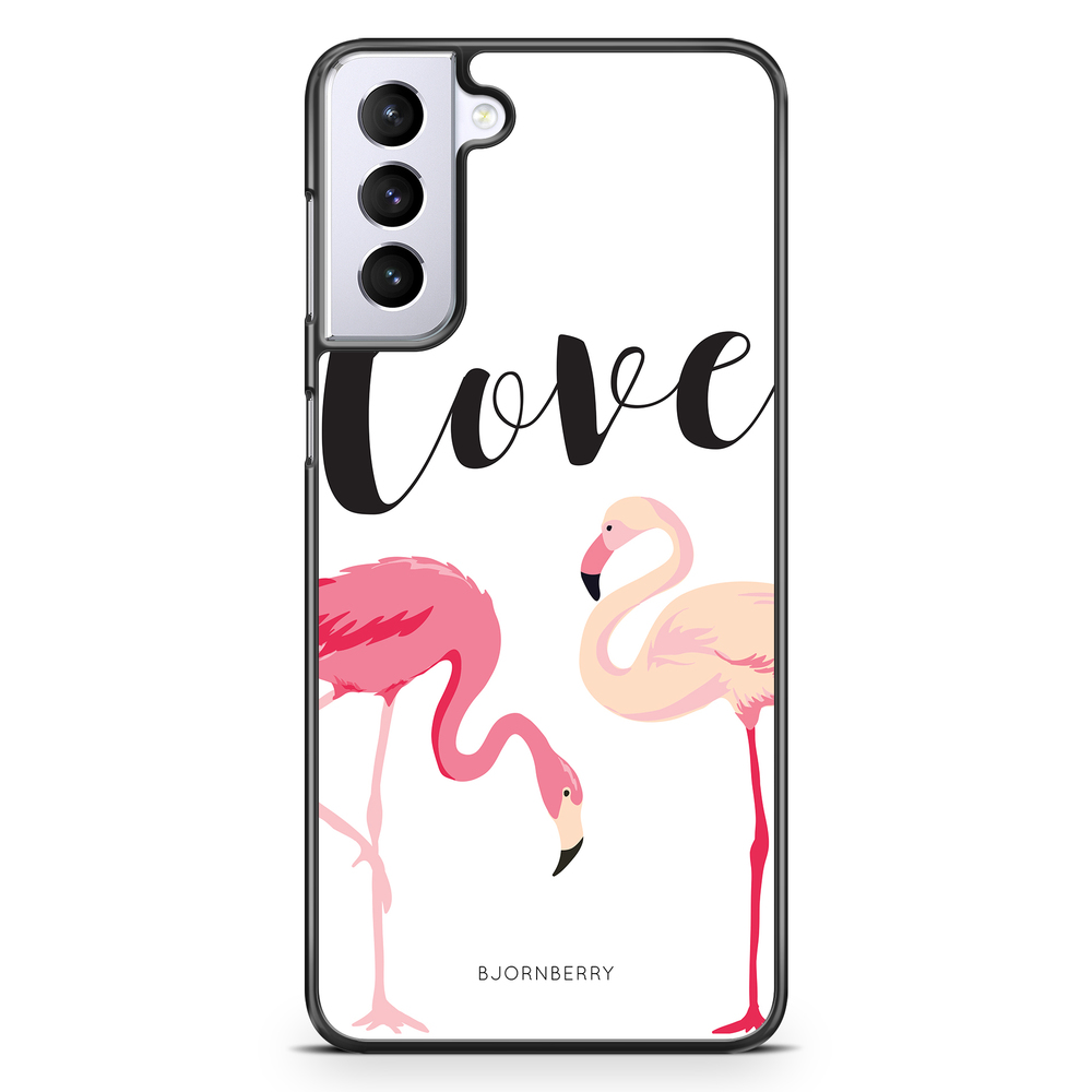 Samsung Galaxy S21 Plus Case - Love Flamingo