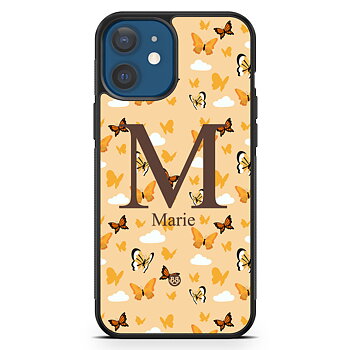 iPhone 12 Mini Custom Case - AWAKEN - Orange Butterfly