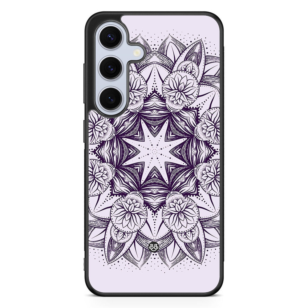 Samsung Galaxy S24 FE Case - Purple Mandala
