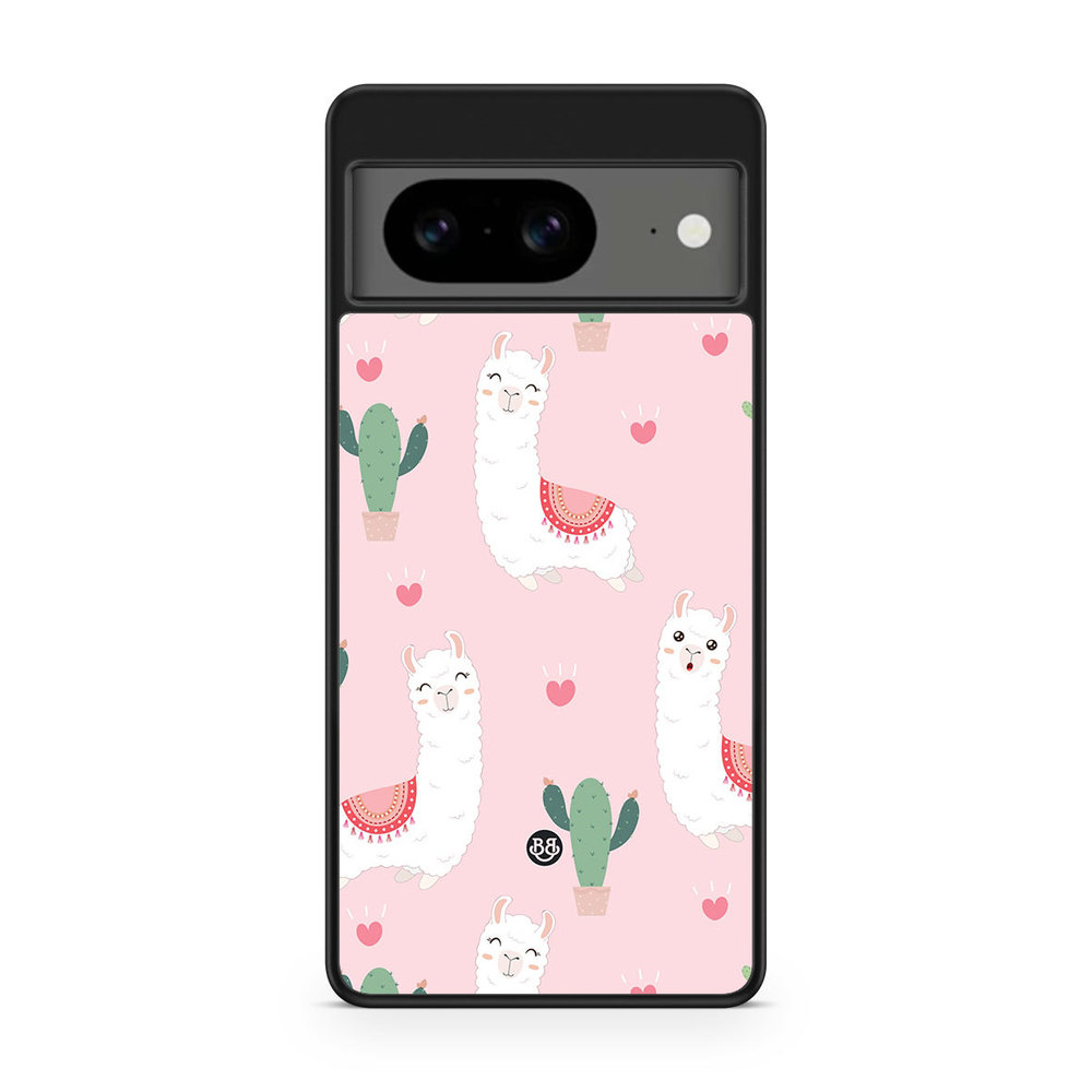Google Pixel 8 Case - Llama Pattern