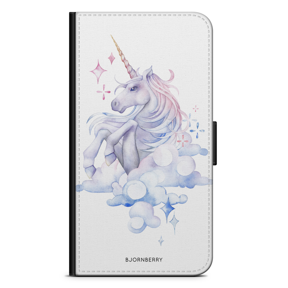 Samsung Galaxy Note 10 Plånboksfodral - Vattenfärg Enhörning | Mobilskal & Mobilfodral BJORNBERRY