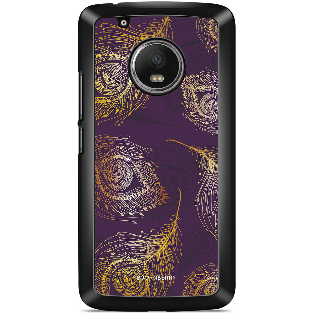 Moto G5 Plus Case - Peacock Feathers