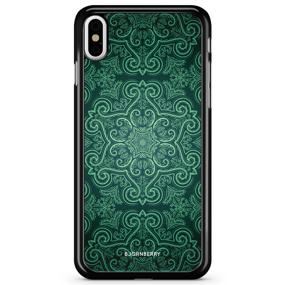 iPhone X / XS Case - Green Retro Pattern