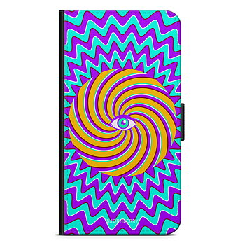 Xiaomi Mi A2 Plånboksfodral - Färgglad Hypnotisk