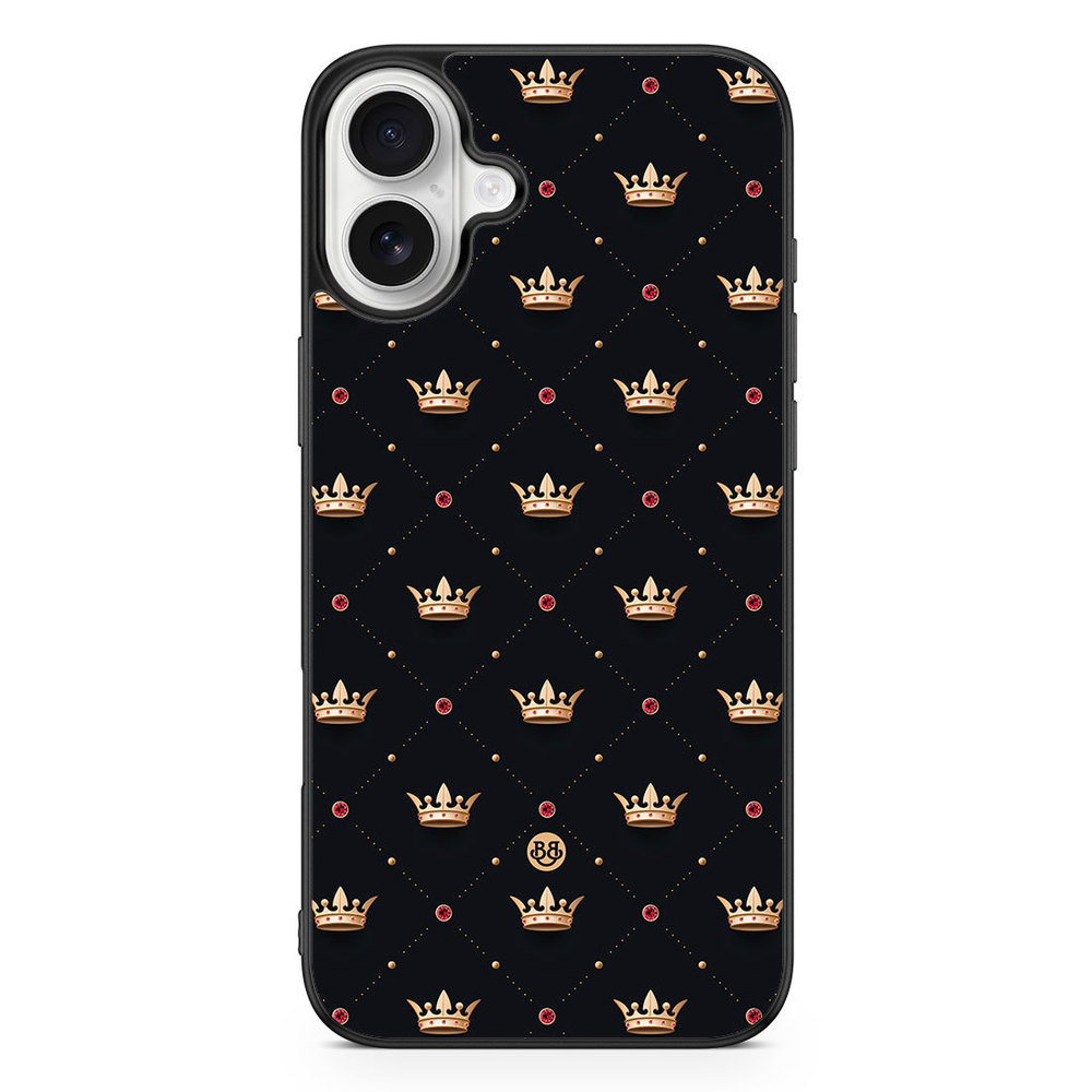 iPhone 16 Plus Case - Golden Crowns