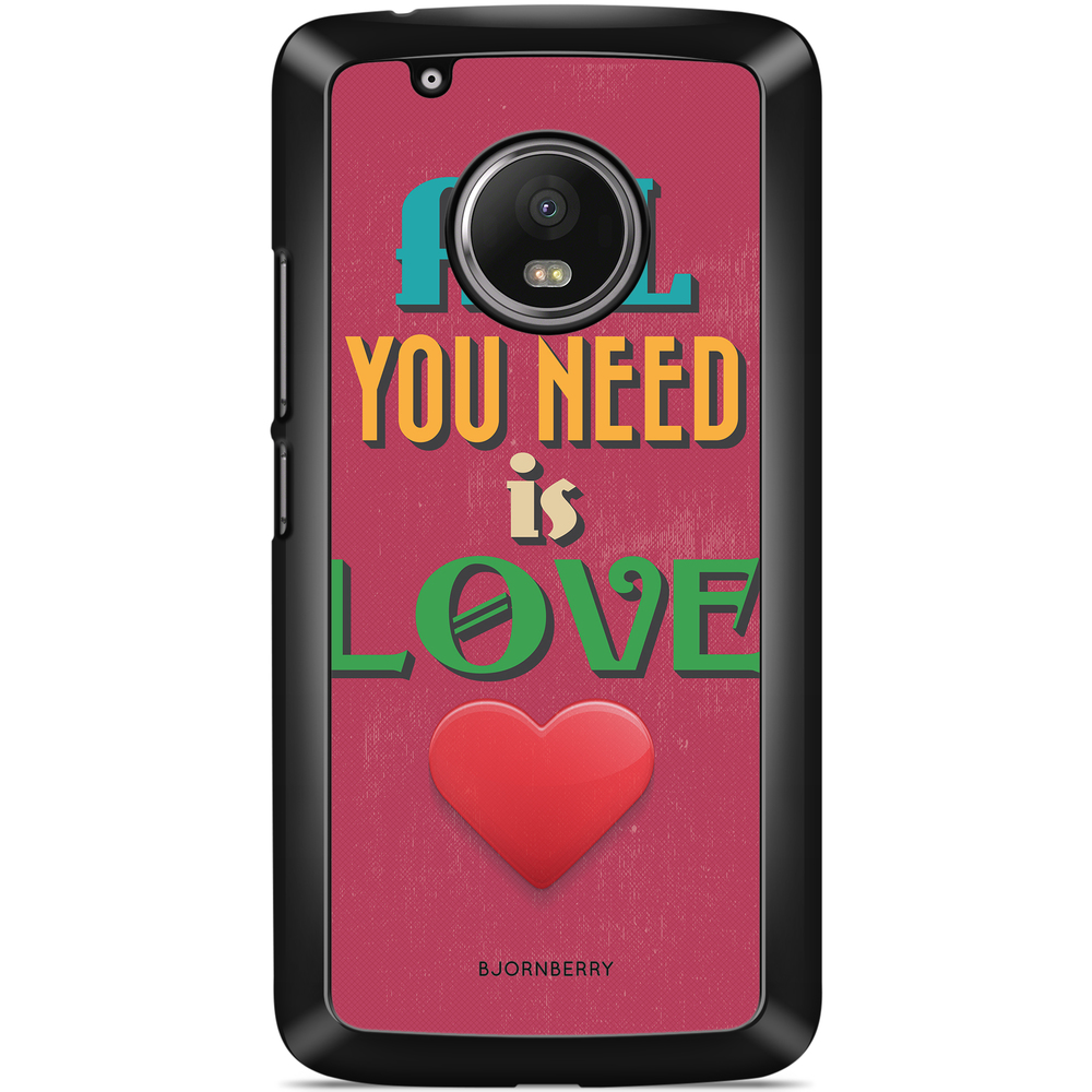 Moto G5 Plus Case - All You Need Is Love