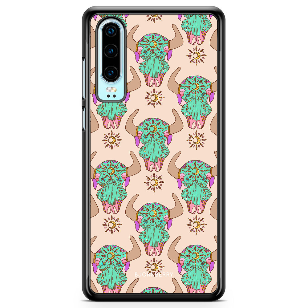 Huawei P30 Case - Beautiful Skulls