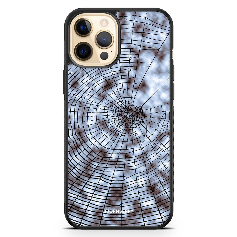 iPhone 12 Pro Max Case - Black Spiderweb