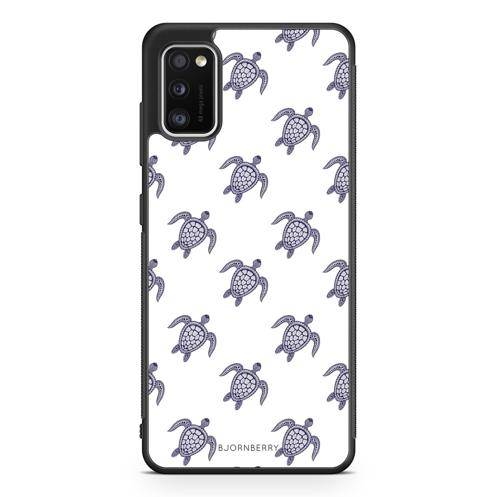 Samsung Galaxy A41 Case - Blue Turtles