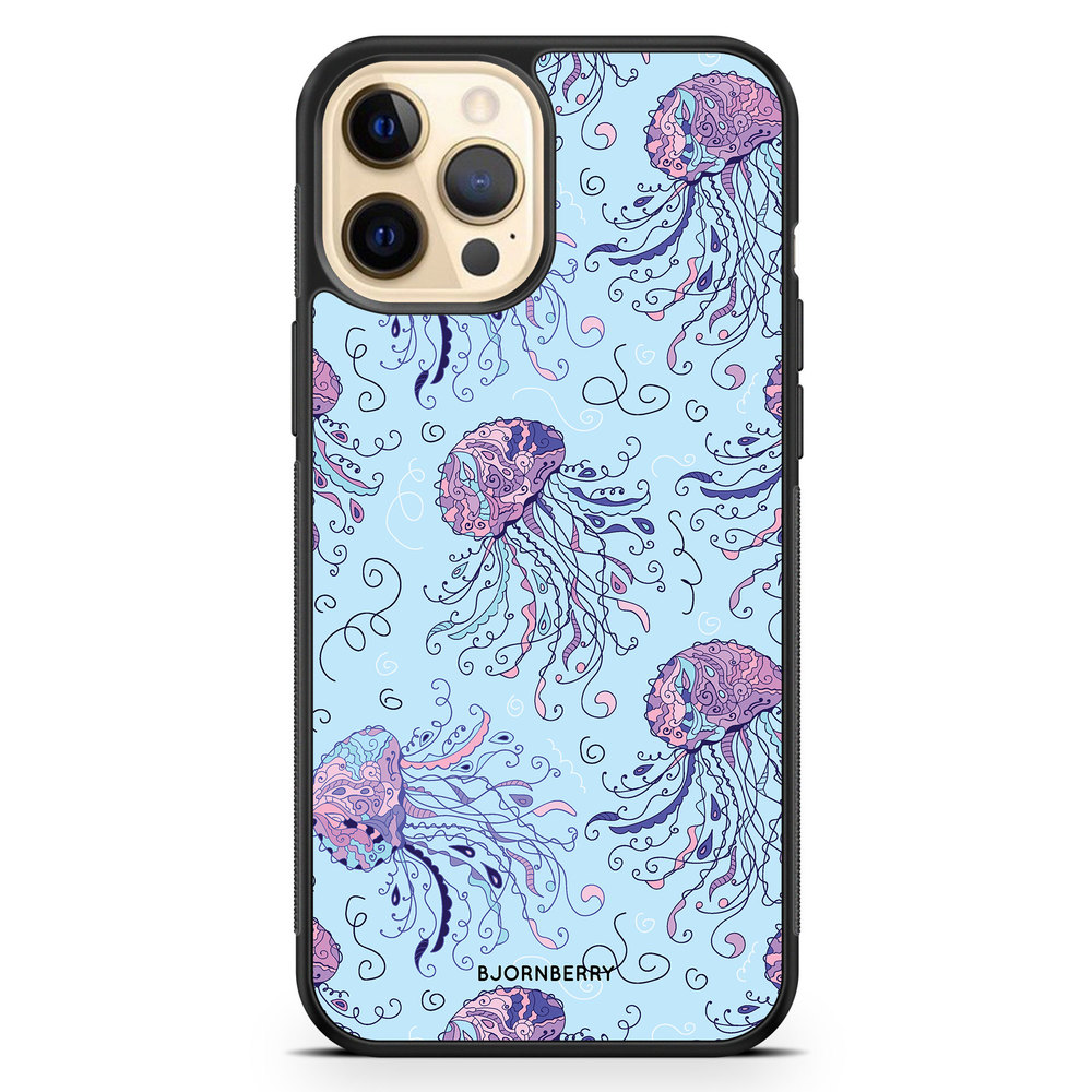 iPhone 12 Pro Max Case - Cartoon Jellyfish