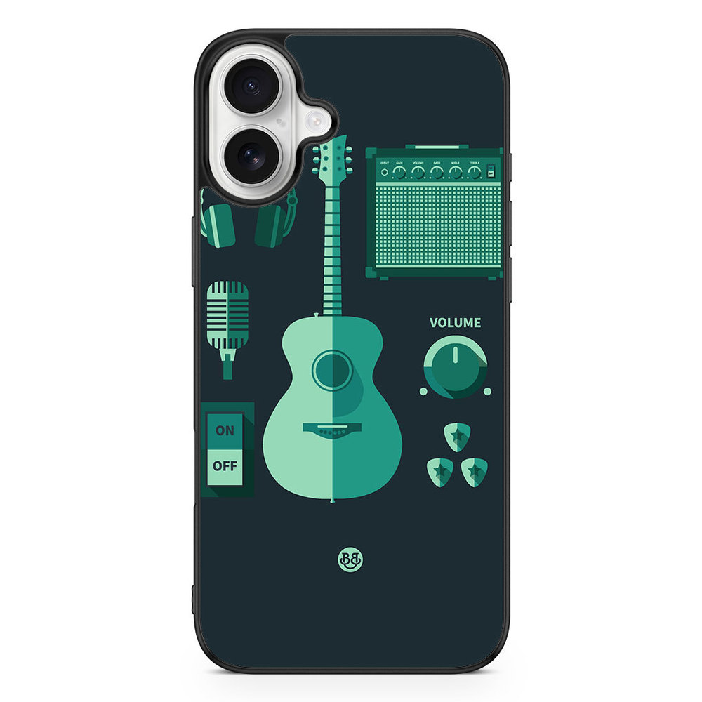 iPhone 16 Plus Skal - Guitar | Mobilskal & Mobilfodral BJORNBERRY