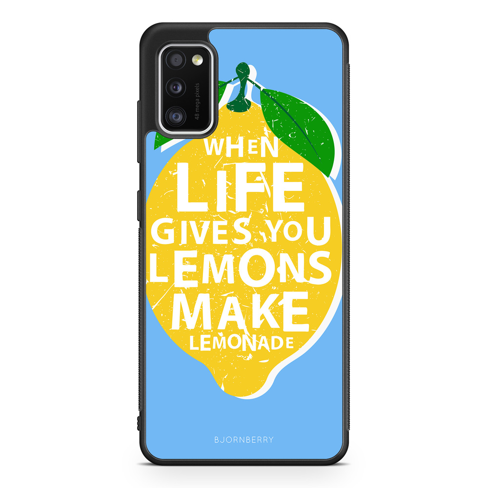 Samsung Galaxy A41 Case - Lemon Quote
