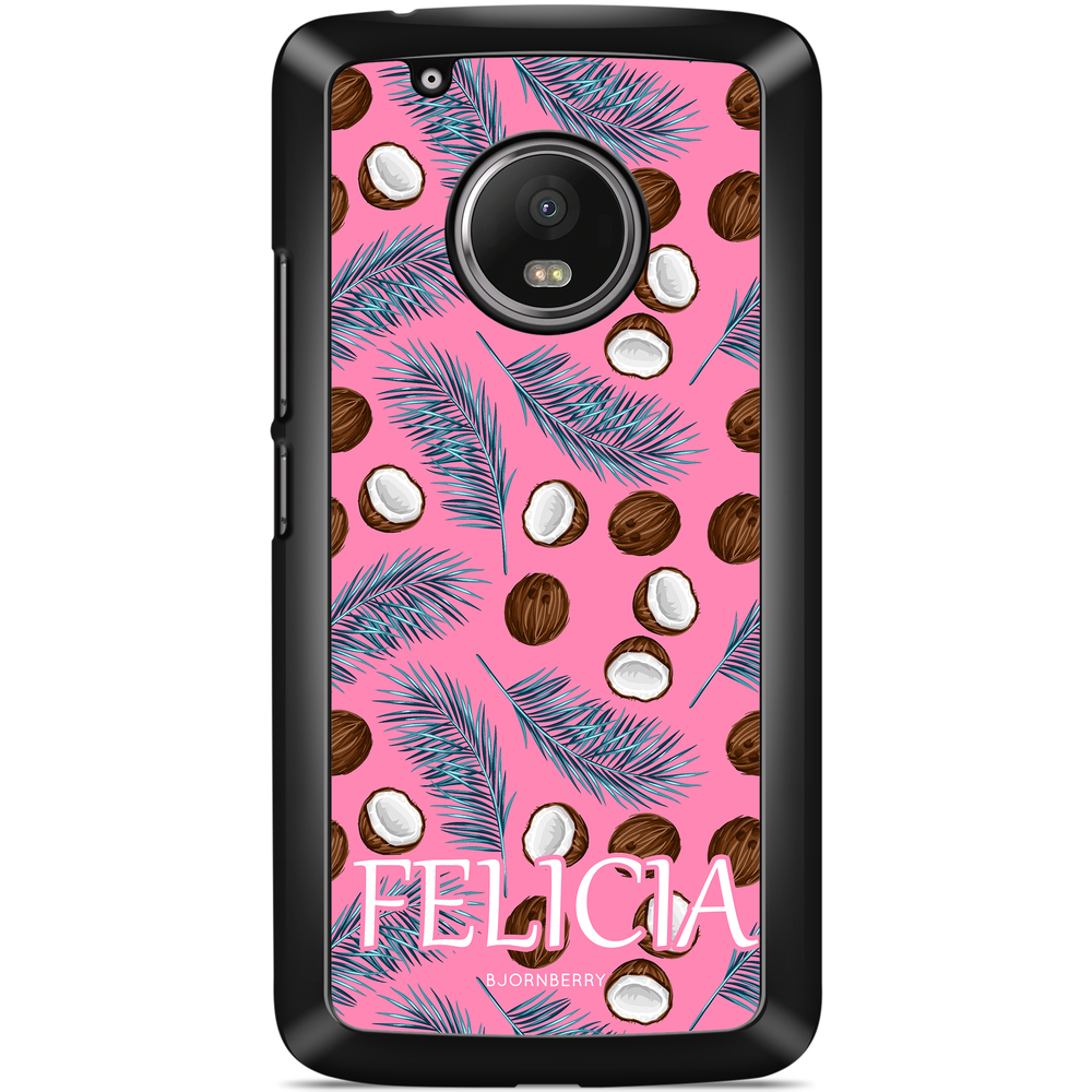 Moto G5 Plus Case Custom - Tropical Namn