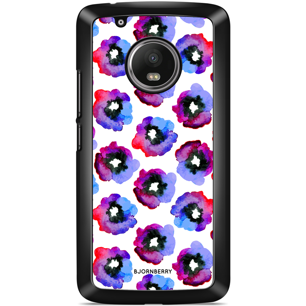 Moto G5 Plus Case - Violet Flowers
