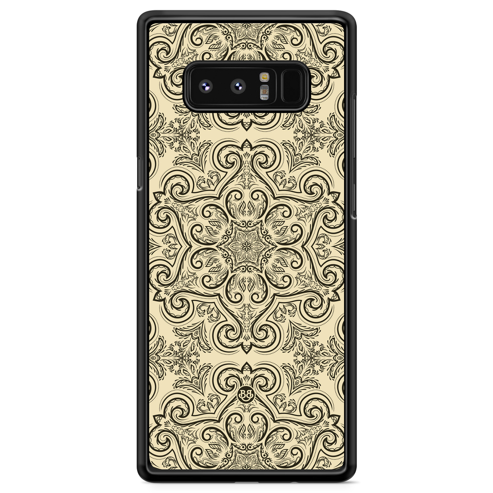 Samsung Galaxy Note 8 Case - Beige Retro Pattern