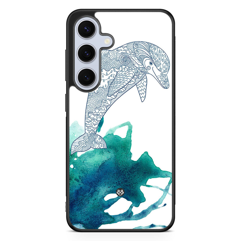 Samsung Galaxy S24 FE Case - Mandala Dolphin