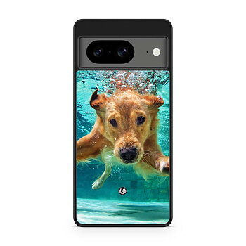 Google Pixel 8 Skal - Hund i Vatten