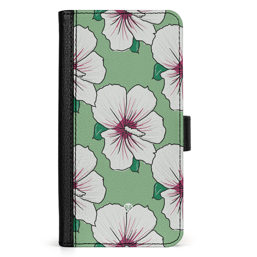 Google Pixel 9 Pro XL Wallet Case - Creamy White Flowers