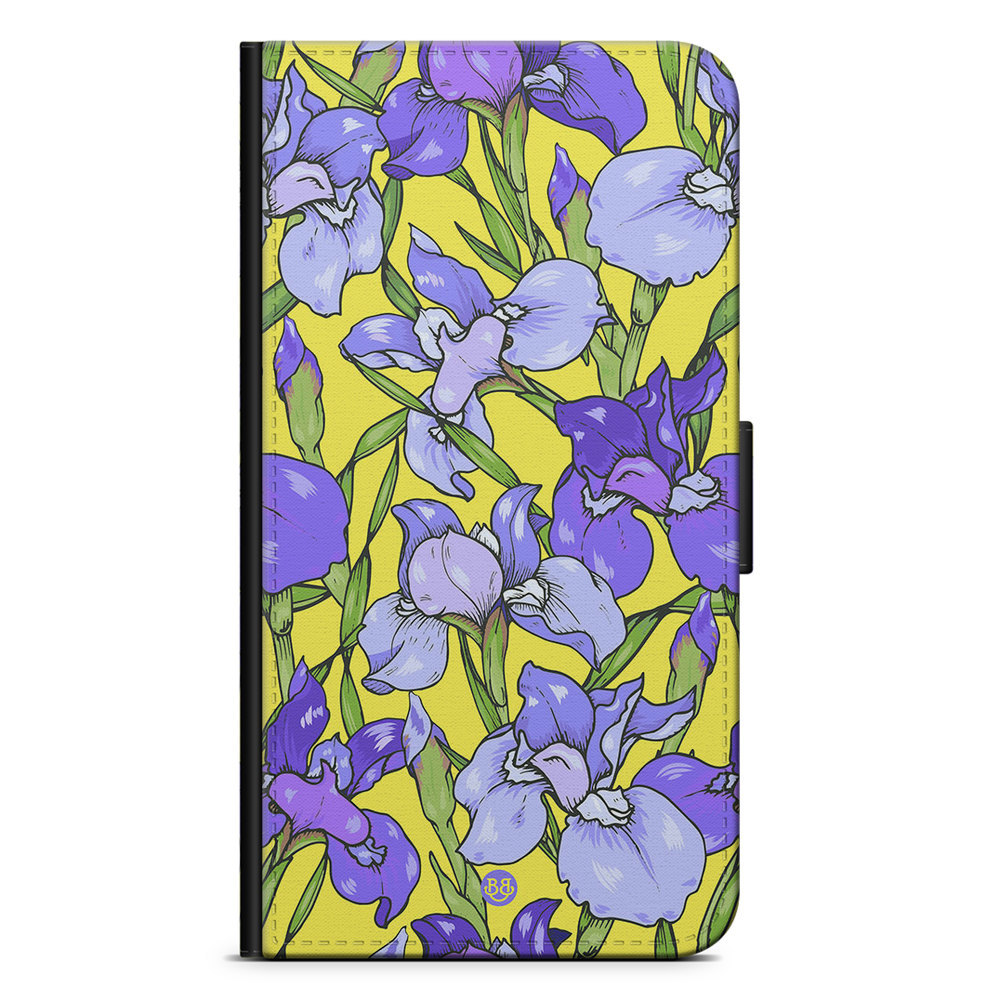 Xiaomi 12 Pro Wallet Case - Iris Flowers