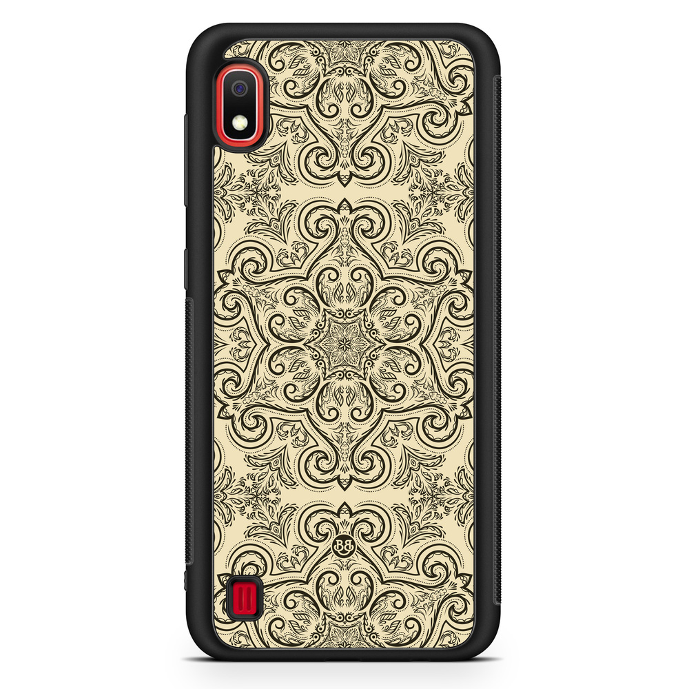 Samsung Galaxy A10 Case - Beige Retro Pattern