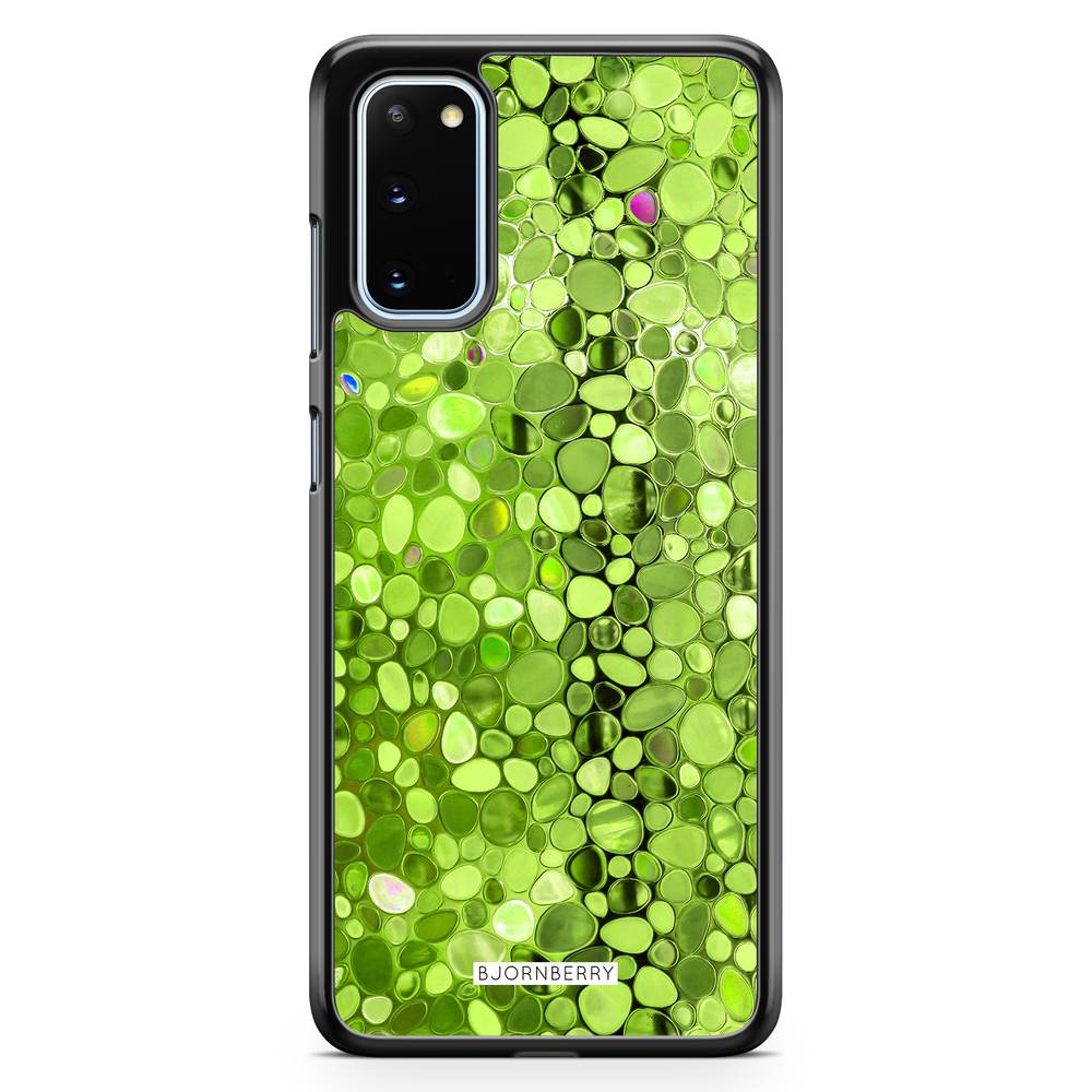 Samsung Galaxy S20 Case - Stained Glass Green