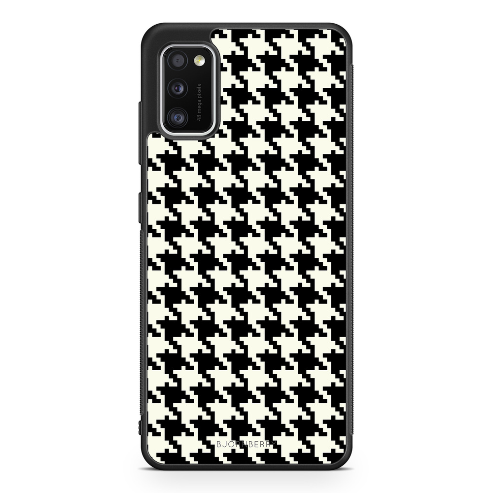 Samsung Galaxy A41 Case - Houndstooth