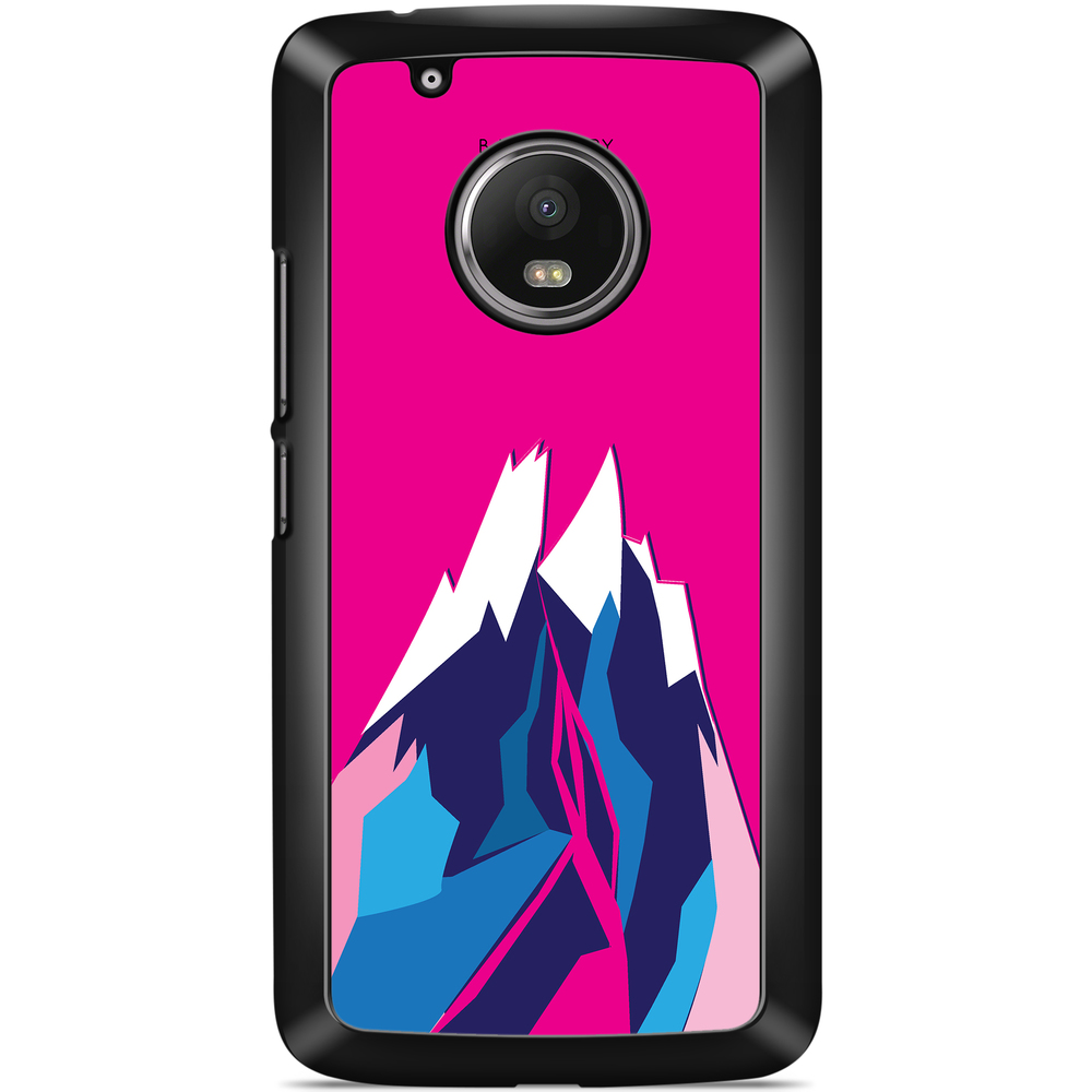 Moto G5 Plus Case - Pink Mountain