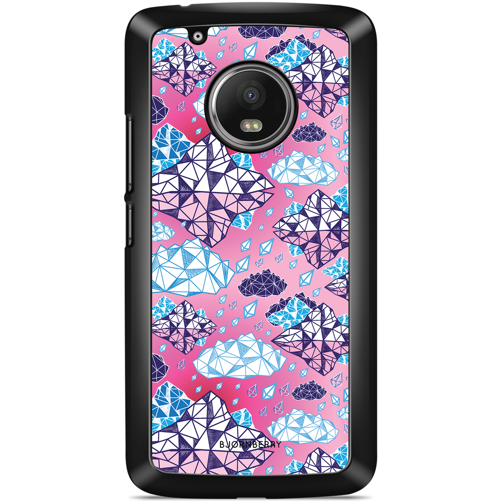 Moto G5 Plus Case - Geometric Clouds