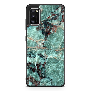Samsung Galaxy A41 Case - Green Marble
