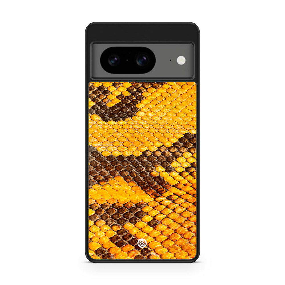 Google Pixel 8 Case - Yellow Snake