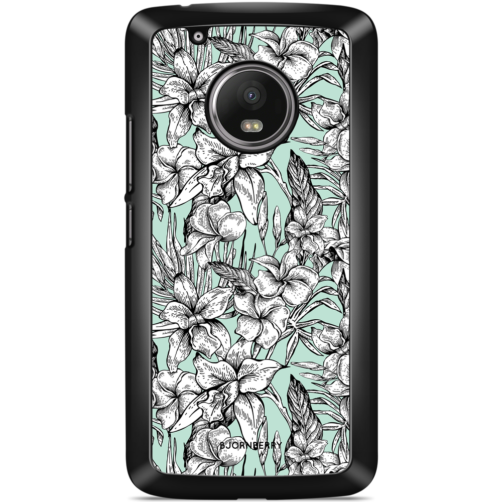 Moto G5 Plus Skal - Exotiska Blommor