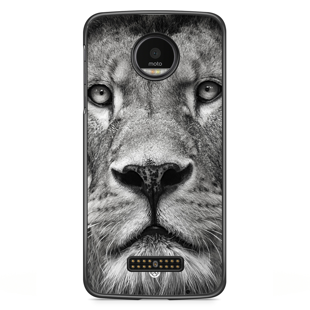Moto Z2 Play Case - Lion Profile