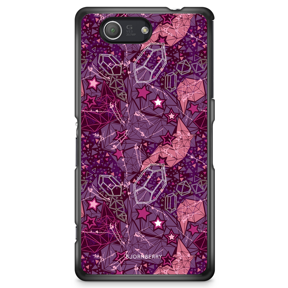 Sony Xperia Z3 Compact Case - Purple Stars
