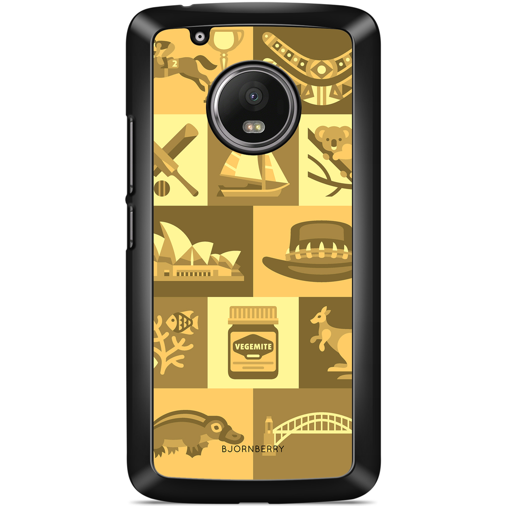 Moto G5 Plus Case - Australian Pattern