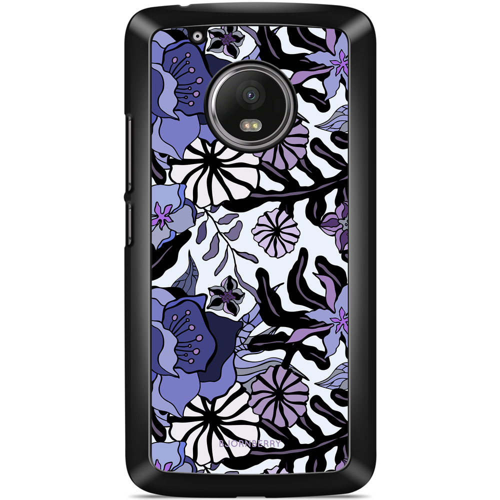 Moto G5 Plus Case - Purple Flowers